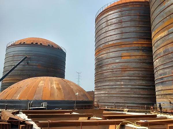 青秀焦粉钢板仓